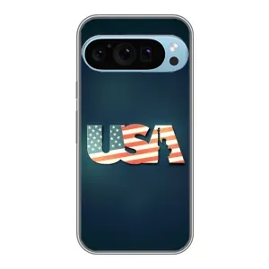 Чехол Флаг USA для Google Pixel 9 Pro (USA)
