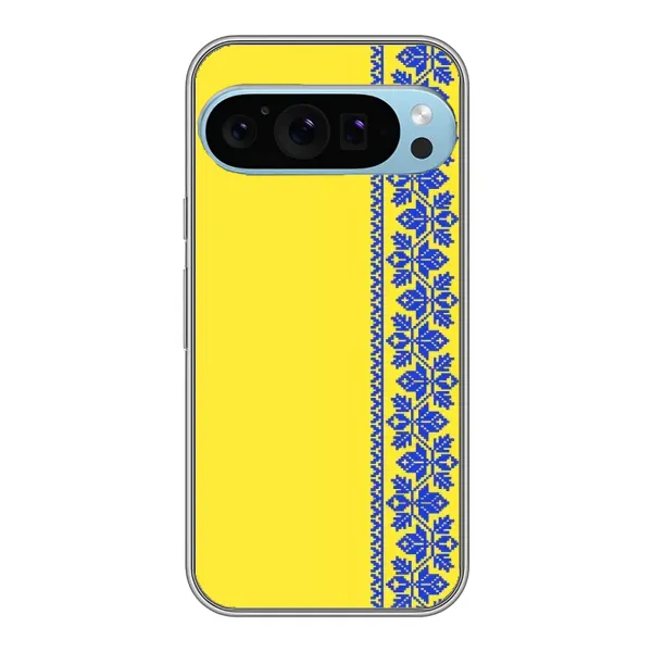 Чехол с рисунком «Вышиванка на желтом» для Google Pixel 9 Pro Чехол с рисунком «Вышиванка на желтом» для Google Pixel 9 Pro