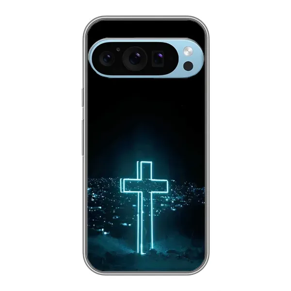 Чехол с рисунком «Яркий Крест» для Google Pixel 9 Pro