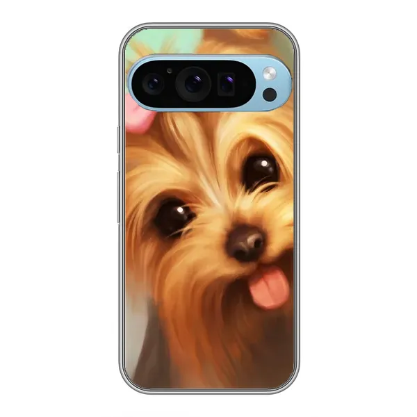 Чехол с рисунком «Йоршенский терьер» для Google Pixel 9 Pro Чехол с рисунком «Йоршенский терьер» для Google Pixel 9 Pro