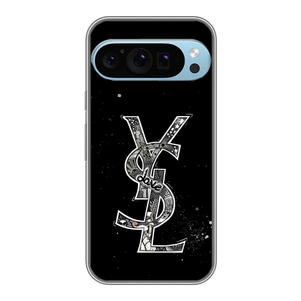 Чехол с рисунком «YSL» для Google Pixel 9 Pro