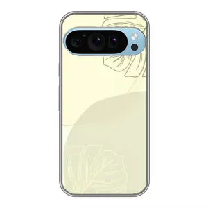 Чохол квітковий дизайн для Google Pixel 9 Pro (Зелений фон)