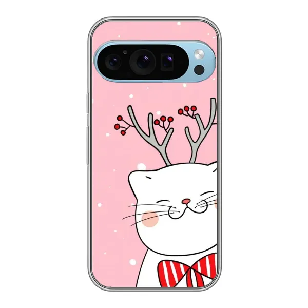 Чехол с рисунком «Зимний кот» для Google Pixel 9 Pro Чехол с рисунком «Зимний кот» для Google Pixel 9 Pro