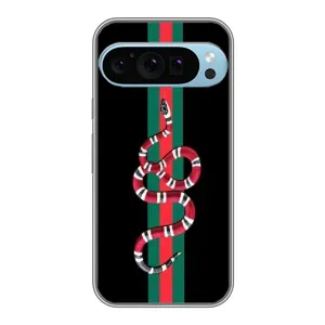Чохли бренд ГУЧЧІ для Google Pixel 9 Pro (Змій Гуччі)
