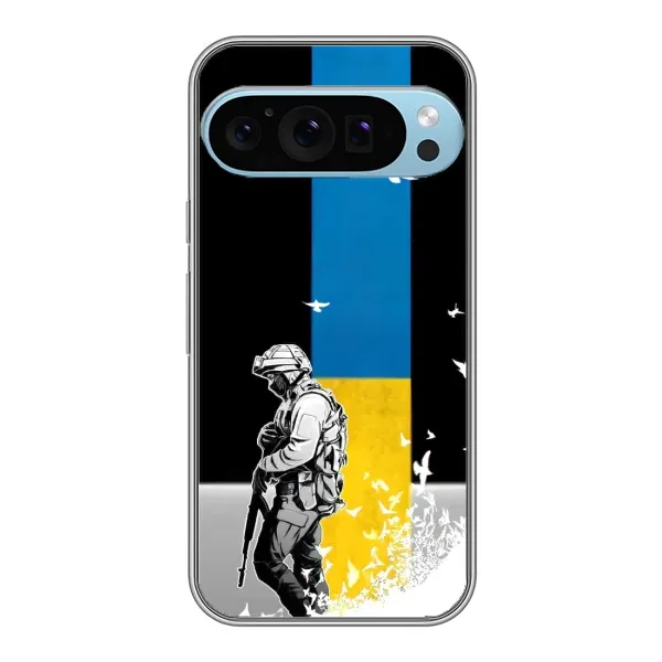 Чехол с рисунком «ЗСУ» для Google Pixel 9 Pro Чехол с рисунком «ЗСУ» для Google Pixel 9 Pro