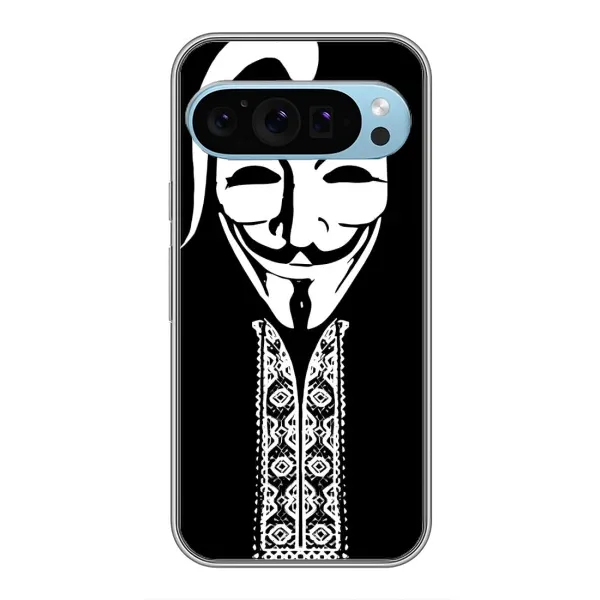 Чохол з малюнком «Анонімус» для Google Pixel 9 Чохол з малюнком «Анонімус» для Google Pixel 9
