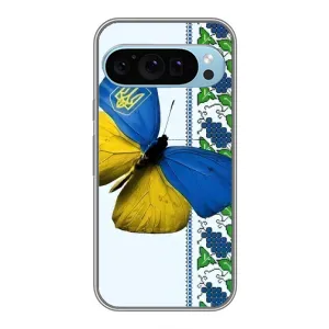Чохол з Українською символікою на Гугл Піксель 9 (Метелик)