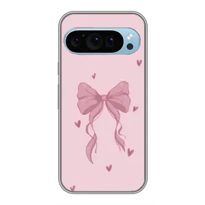 Чохол банти для Google Pixel 9 (Бант на рожевому)