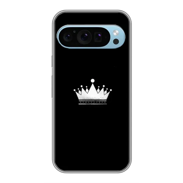 Чехол с рисунком «Белая корона» для Google Pixel 9