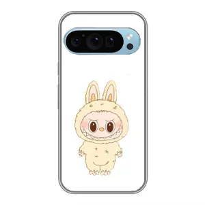 Чохол з принтом Лабубу для Google Pixel 9 (Бежевий Лабубу)