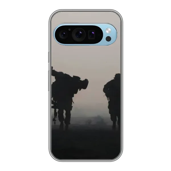 Чехол с рисунком «Бой солдат» для Google Pixel 9 Чехол с рисунком «Бой солдат» для Google Pixel 9