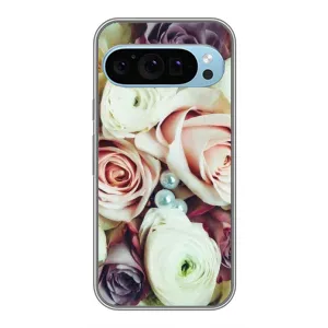 Чехлы с принтом Розочки для Google Pixel 9 (Букет РОЗ)