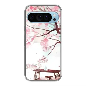 Чехол с принтом САКУРЫ на Google Pixel 9 (Чайная церемония)