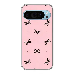 Чохол банти для Google Pixel 9 (Чорні бантики)
