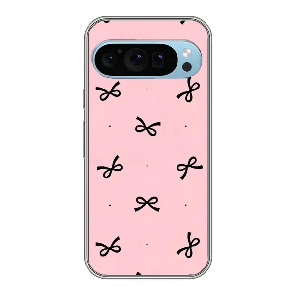 Чохол з малюнком «Чорні бантики» для Google Pixel 9 Чохол з малюнком «Чорні бантики» для Google Pixel 9