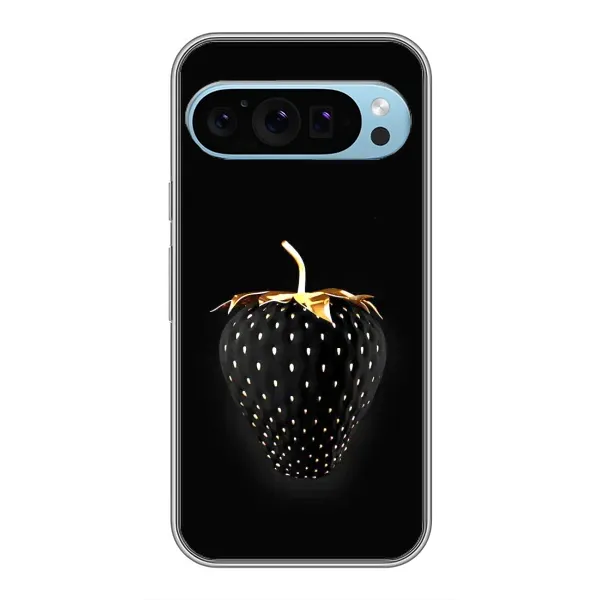 Чехол с рисунком «Чёрная клубника» для Google Pixel 9 Чехол с рисунком «Чёрная клубника» для Google Pixel 9
