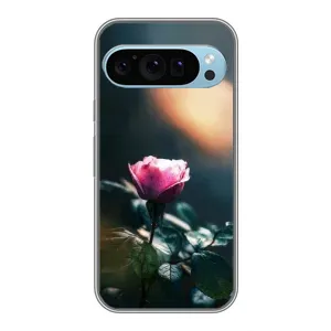 Чехлы с принтом Розочки для Google Pixel 9 (Цветок ночной)