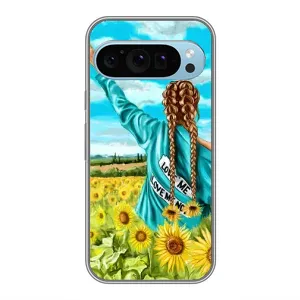 Чохол з малюнком «Дівчина на полі» для Google Pixel 9