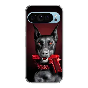 Чохол з малюнком «Доберман злий» для Google Pixel 9