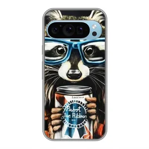 Силиконовый Чехол с Енотами на Google Pixel 9