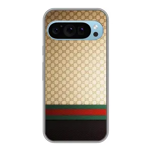 Чехлы Бренд GUCCI для Google Pixel 9 (Фон Гуччи)