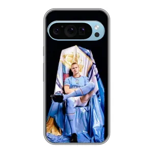 Чехлы с принтом для Google Pixel 9 Футболист (футболист Холанн)