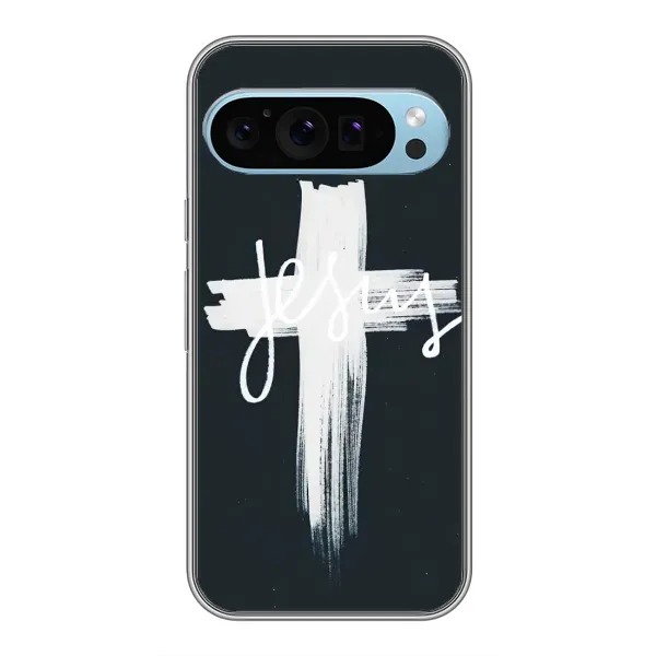 Чехол с рисунком «Jesus» для Google Pixel 9 Чехол с рисунком «Jesus» для Google Pixel 9