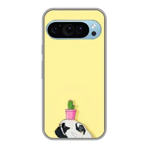 Бампер для Google Pixel 9 з картинкою "Песики" (Кактус на голові)