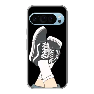 Чехол с Прикольным принтом на Google Pixel 9 (Кеды)