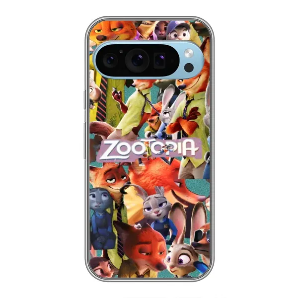 Чохол з малюнком «Колаж героїв» для Google Pixel 9 Чохол з малюнком «Колаж героїв» для Google Pixel 9