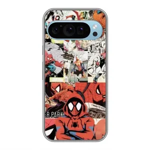 Чехол Супергерой Человека Паука на Google Pixel 9 (Комикс Паука)