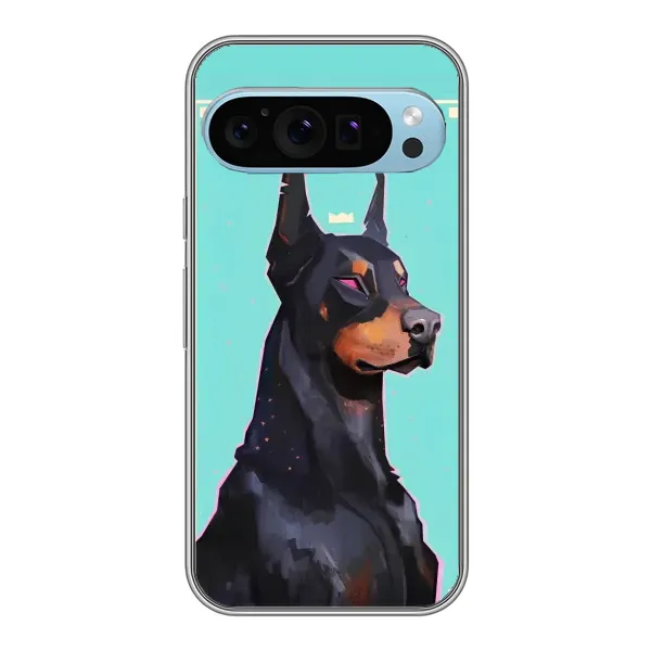 Чохол з малюнком «Король доберман» для Google Pixel 9
