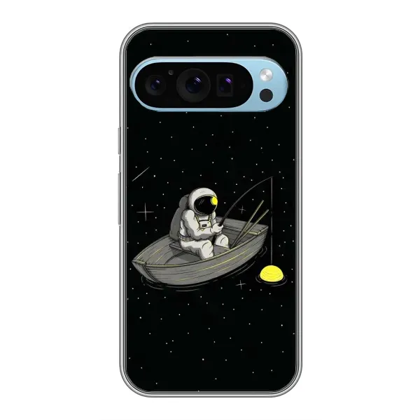 Чехол с рисунком «Космонавт на рыбалке» для Google Pixel 9 Чехол с рисунком «Космонавт на рыбалке» для Google Pixel 9