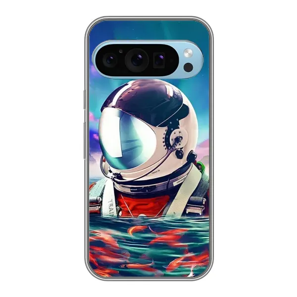 Чехол с рисунком «Космонавт в воде» для Google Pixel 9 Чехол с рисунком «Космонавт в воде» для Google Pixel 9