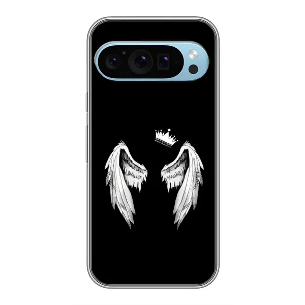 Чехол с рисунком «Крылья и корона» для Google Pixel 9