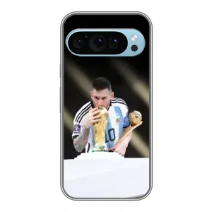 Чехлы Лео Месси Аргентина для Google Pixel 9 (Кубок Мира)