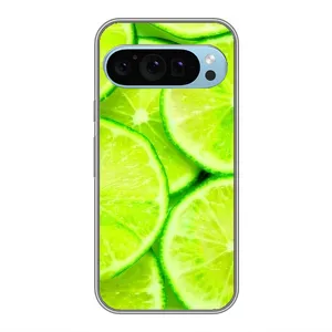 Чехол с изображением  вкусной еды для Google Pixel 9 (Лайм)