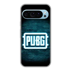 Чехол (TPU) с картинкой "Лого Пабг" на Гугл Пиксель 9 (Лого PUBG)