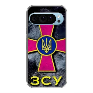 ЗСУ Чохли (TPU) для Google Pixel 9 (Лого ЗСУ)