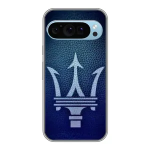 Чехлы с тематикой "Крутые машины" на Google Pixel 9 (Лого Maserati)