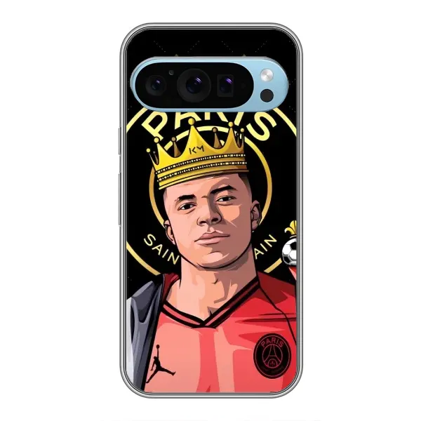 Чехол с рисунком «Mbappe King» для Google Pixel 9 Чехол с рисунком «Mbappe King» для Google Pixel 9