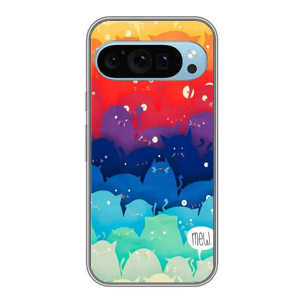 Чехол с рисунком «Mew» для Google Pixel 9 Чехол с рисунком «Mew» для Google Pixel 9