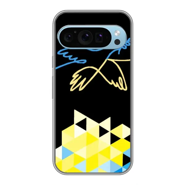 Чехол с рисунком «Мир для Украины» для Google Pixel 9 Чехол с рисунком «Мир для Украины» для Google Pixel 9
