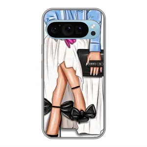 Силиконовый Чехол на Google Pixel 9 с картинкой Стильных Девушек (Мода)