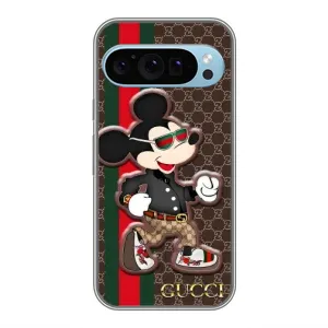 Чехлы Бренд GUCCI для Google Pixel 9 (Маус Гуччи)