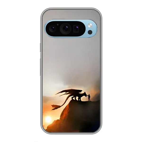 Чехол с рисунком «Мультиик Беззубик» для Google Pixel 9 Чехол с рисунком «Мультиик Беззубик» для Google Pixel 9