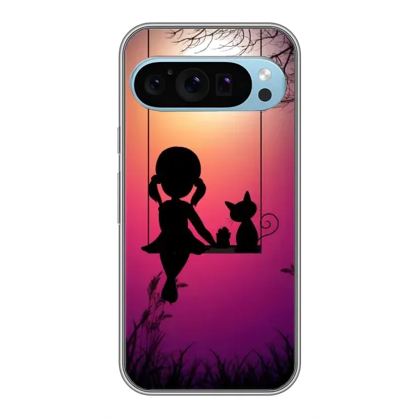 Чехол с рисунком «На качели» для Google Pixel 9 Чехол с рисунком «На качели» для Google Pixel 9