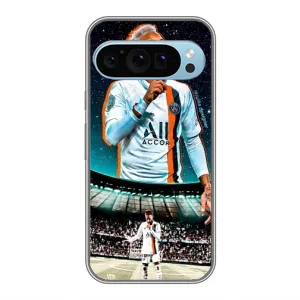 Силиконовый Чехол Google Pixel 9 (Неймар ПСЖ)