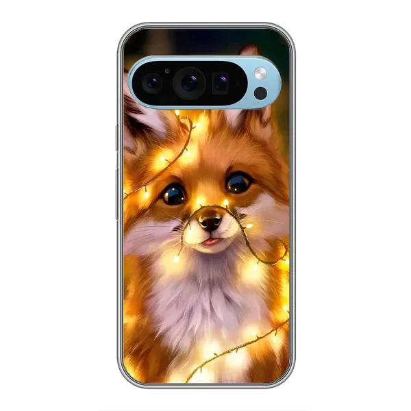 Чохол з малюнком «Новорічне лисеня» для Google Pixel 9
