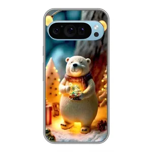 Чохли на Новий Рік Google Pixel 9 (Новорічний ведмедик)